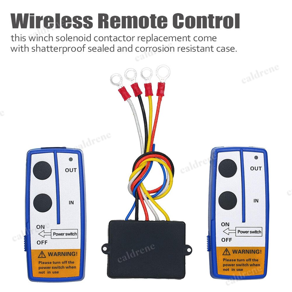 Wireless Winch Remote Control Kit 12V with Twin Handset – view 3