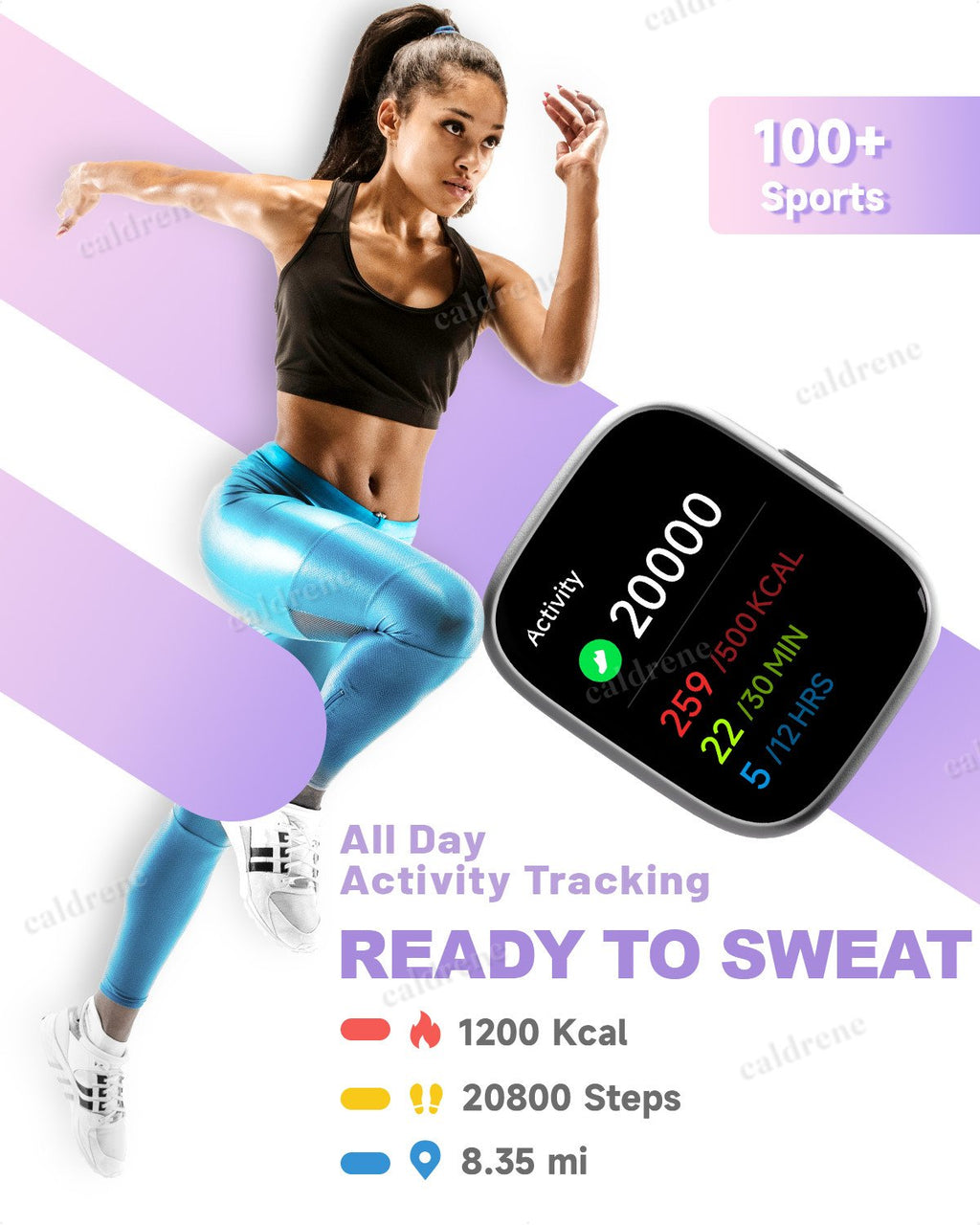 Women's 1.83-Inch Waterproof Smart Watch for iOS and Android – view 6