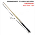 Wood Pool Cue Stick for All Ages - Multiple Sizes – 68cm 1-Piece Design
