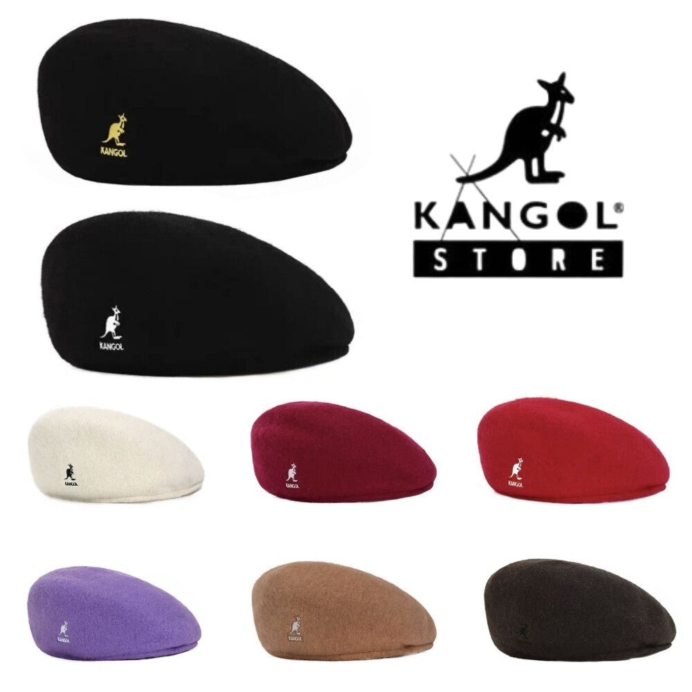 Wool 504 Flat Cap for Men and Women - Classic Winter Style