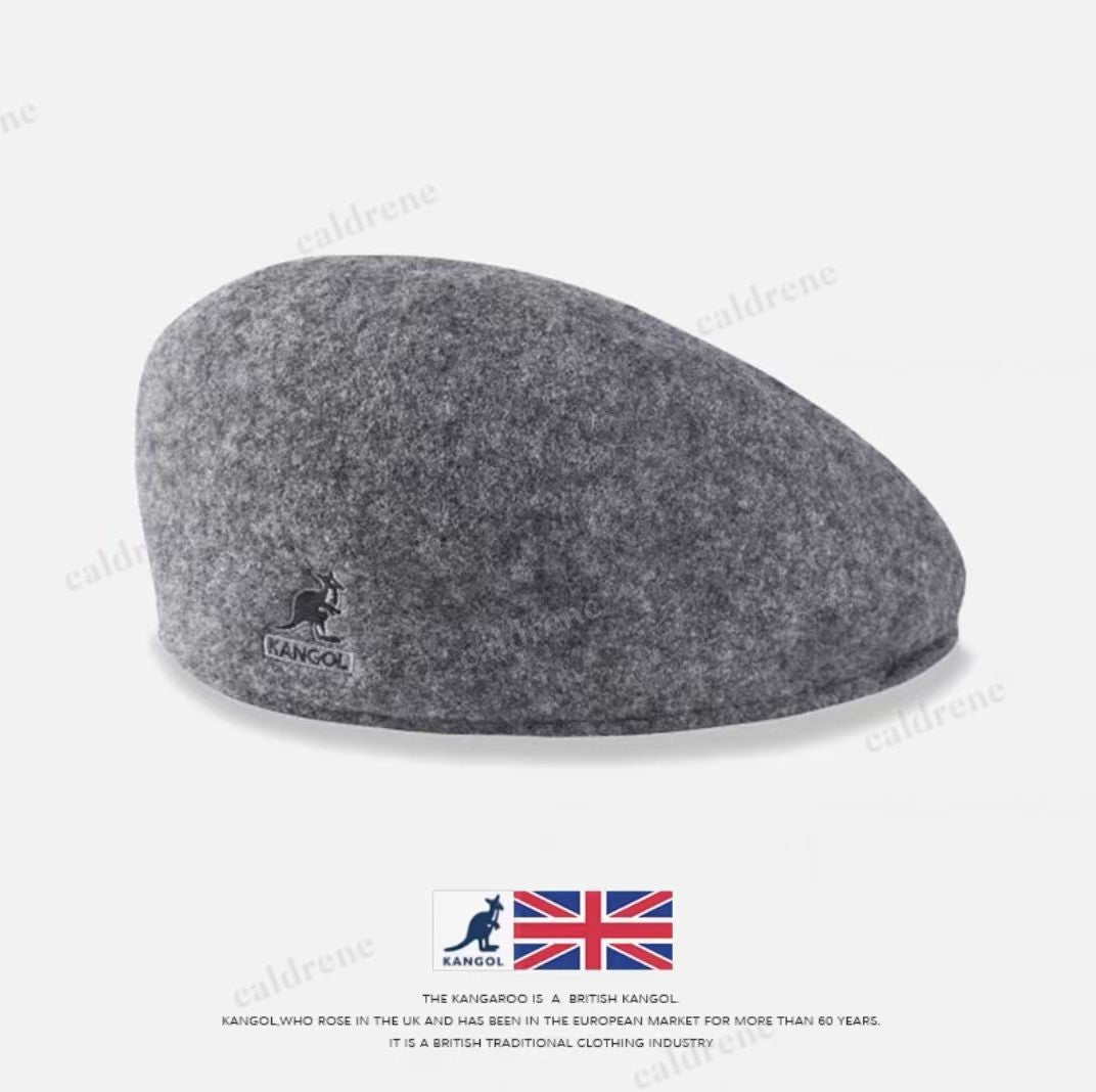 Wool 504 Flat Cap for Men and Women - Classic Winter Style – view 7