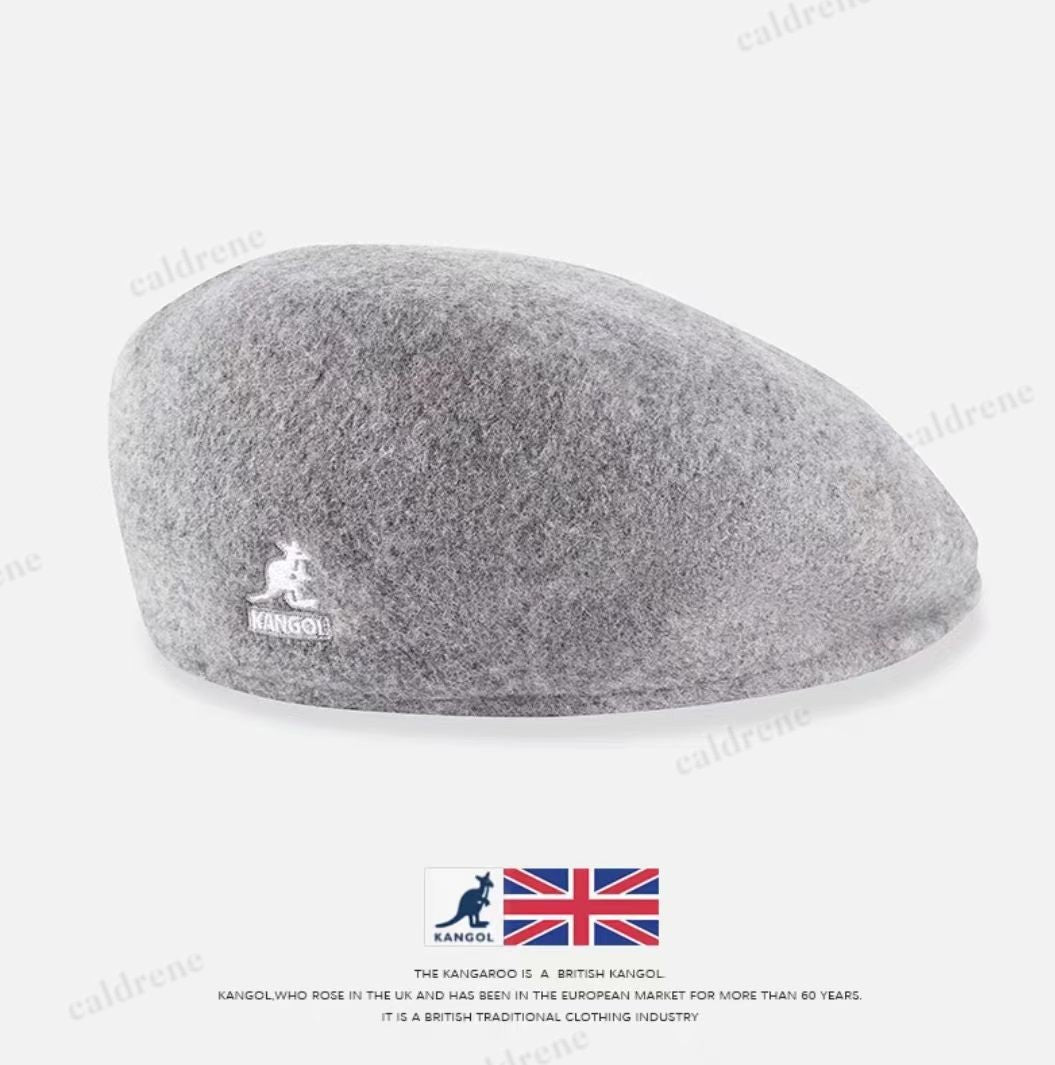 Wool 504 Flat Cap for Men and Women - Classic Winter Style – view 8