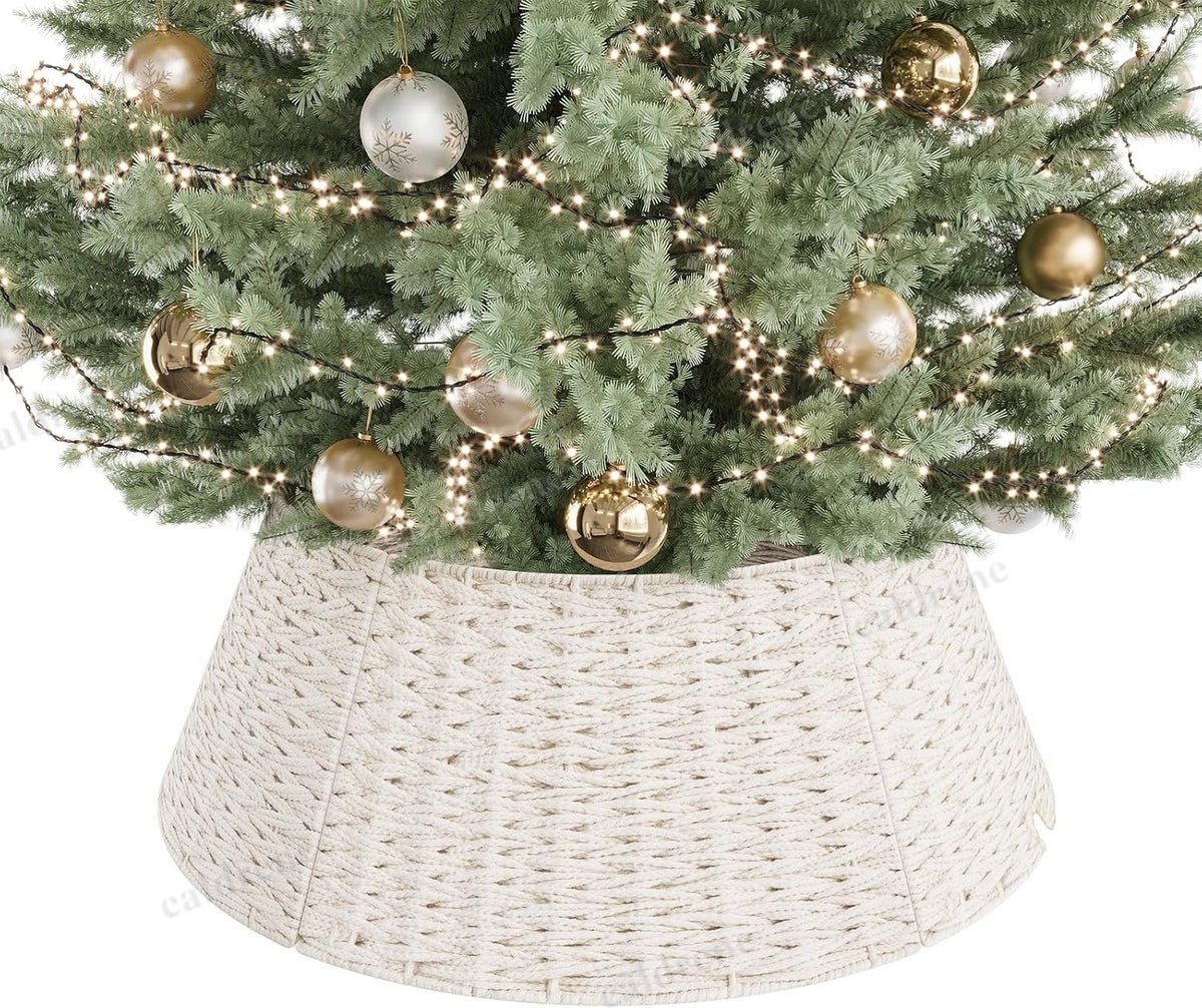 Woven Christmas Tree Collar Basket, 28 in – view 2