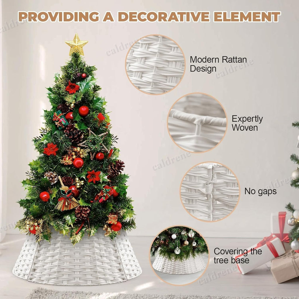 Woven Christmas Tree Collar Basket, 28 in – view 9