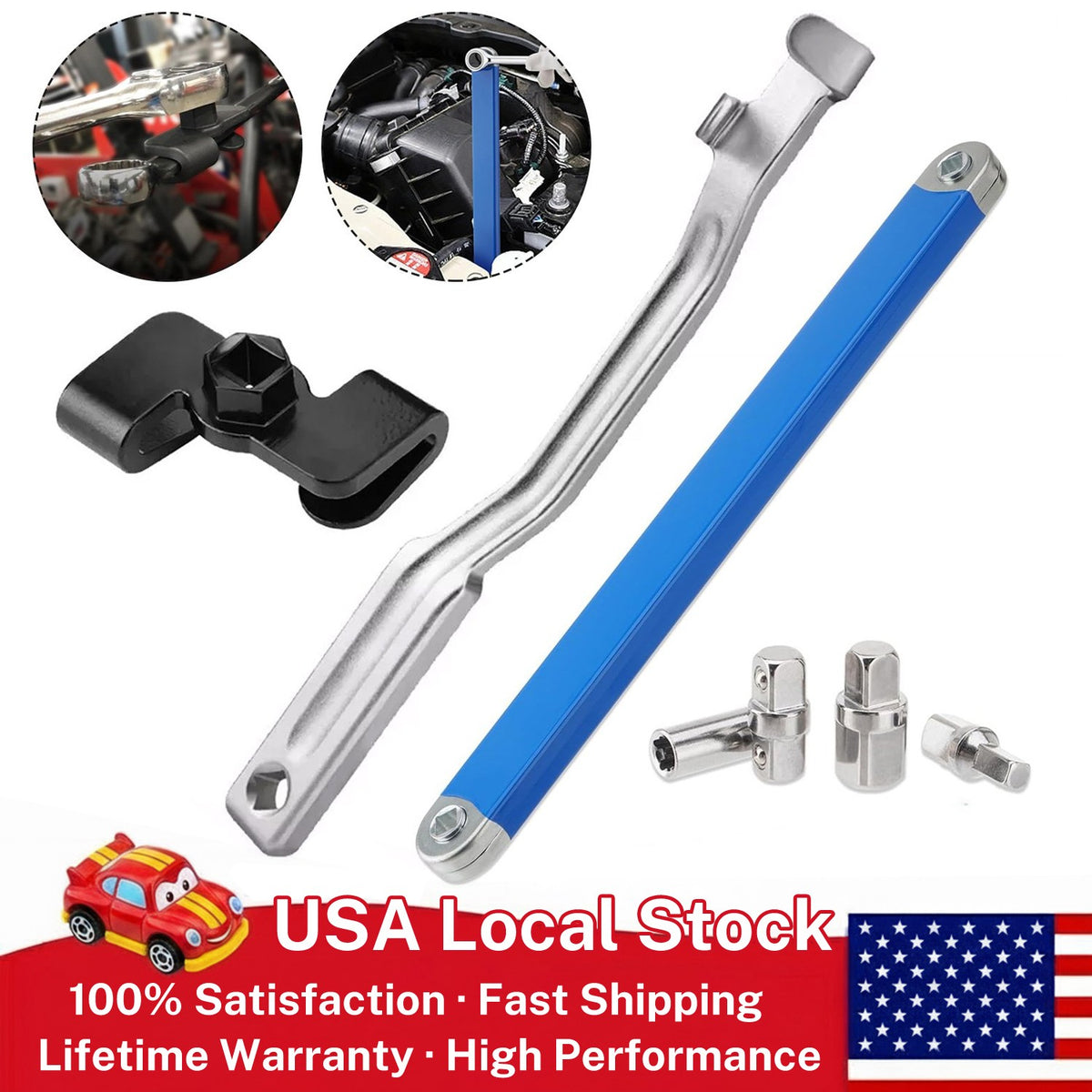Wrench Extender Torque Adaptor Set, 1/2 Drive, 3 Piece
