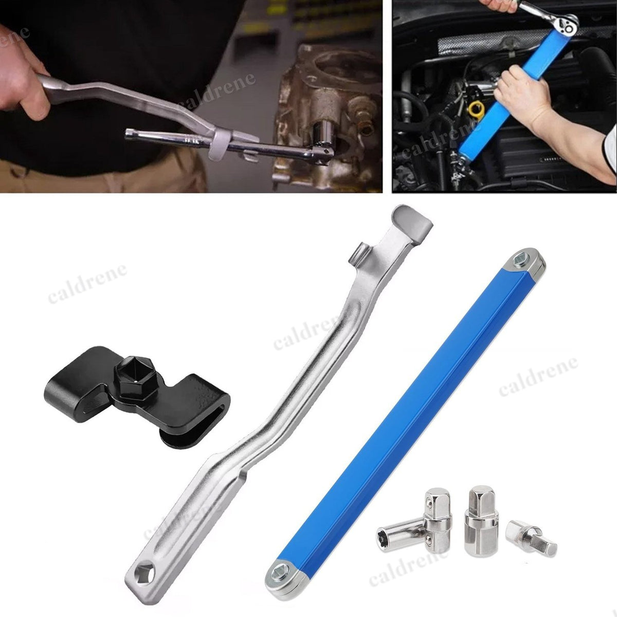 Wrench Extender Torque Adaptor Set, 1/2 Drive, 3 Piece – view 2