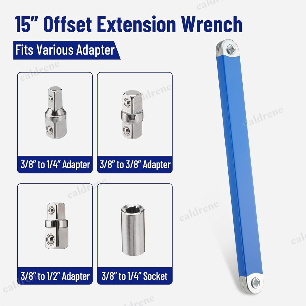 Wrench Extender Torque Adaptor Set, 1/2 Drive, 3 Piece – view 8