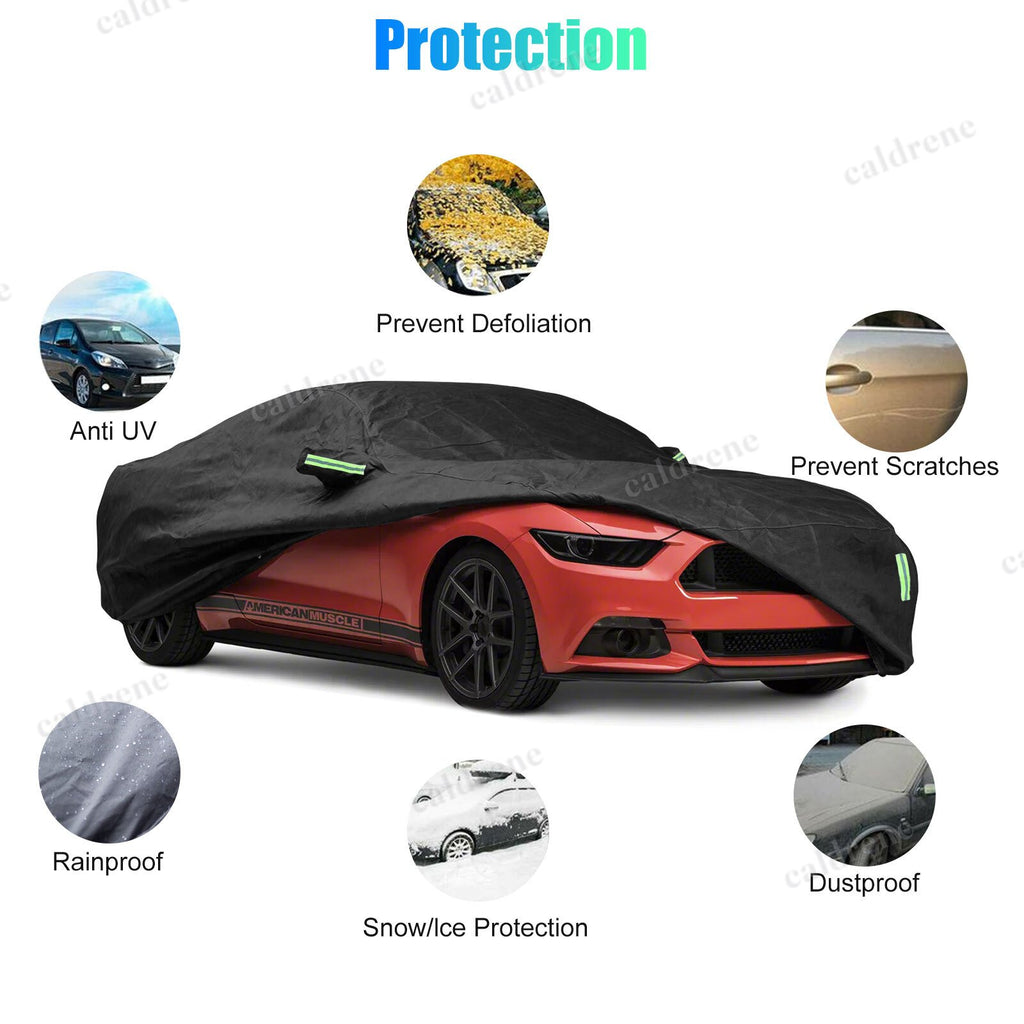 XL Waterproof Full Car Cover for Sun, UV, Dust and Rain – view 6