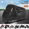XXL Waterproof Heavy Duty Motorcycle Cover for Snow, Rain and UV