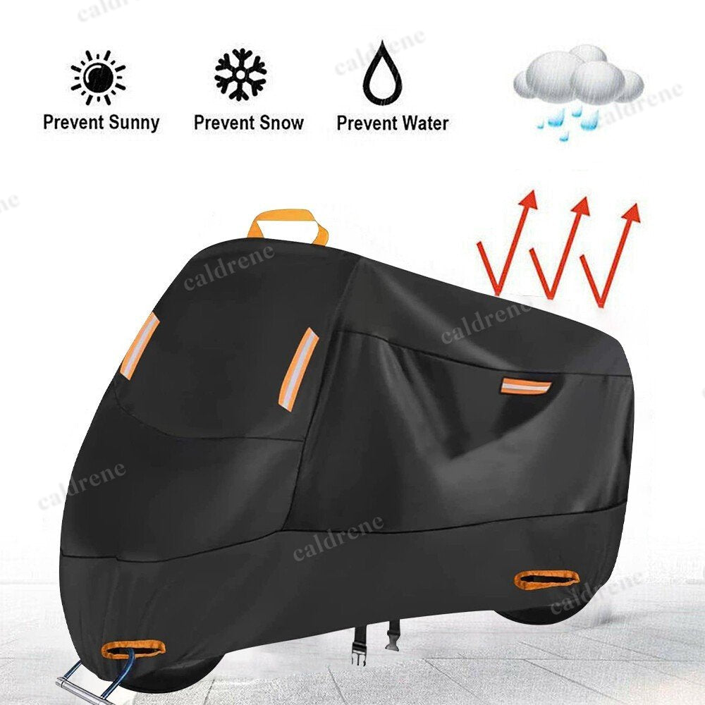 XXL Waterproof Heavy Duty Motorcycle Cover for Snow, Rain and UV – view 10